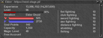 Signature for player Elder